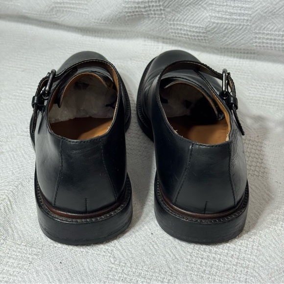 Coach New York Men’s Black‎ Leather Oxfords with Buckle size 8.5 main image 8